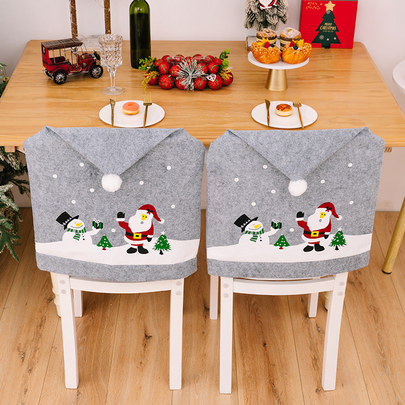 Christmas Pattern Chair Cover