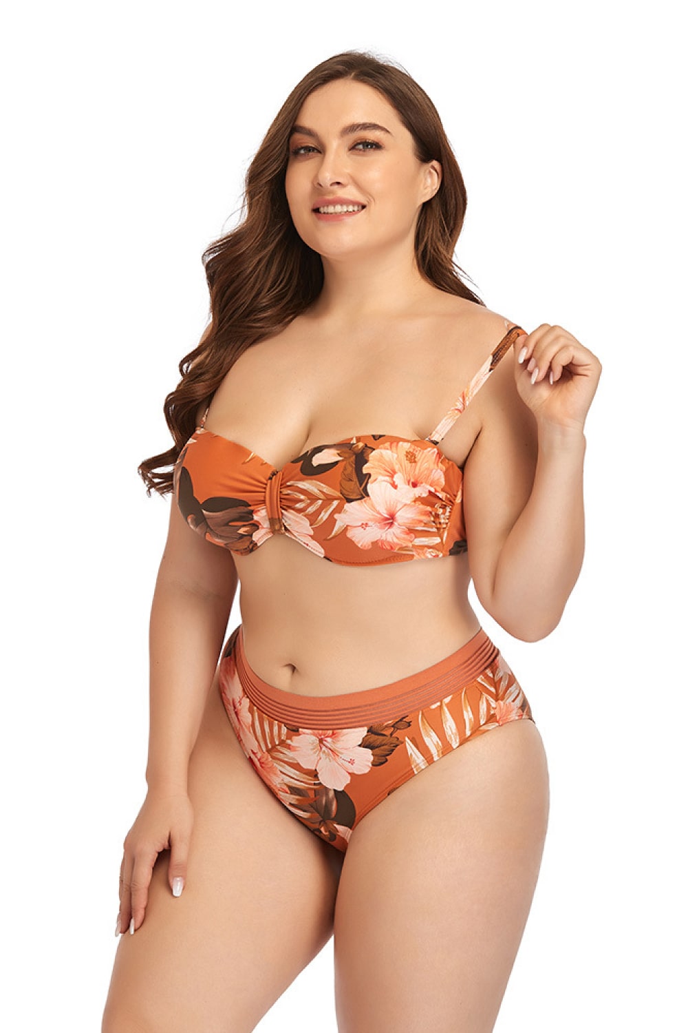 Floral Tie-Back Two-Piece Bikini Set